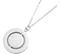 Mr.Gadget's Solutions Personalized Initial Necklace for Women, Gift for Mom, Custom Kids Name Jewelry, Unique Gifts for Teen Girls, Birthdays, and Graduations - Silver (Round)