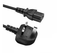 Mr. Gadget's Solutions Power Cord UK Plug IEC C13 Cable (Kettle Lead) 5m Black