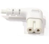 Mr. Gadget's Solutions Power Cord UK Plug to Right Angle Figure 8 Lead Cable C7 2m WHITE