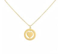 Mr.Gadget's Solutions Stainless Steel Rotating Pendant Necklace - Custom Engraved Round/Heart/Square Shapesa - Personalized Jewelry (Heart)