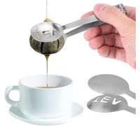 Mr. Gadget's Solutions® Stainless Steel Tea Bag Tongs Teabag Squeezer Strainer Ice Cube Sugar Tong