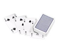 Mr.Gadget's Solutions Standard Poker Cards Professional Set, Fun Card Games for Adults, Easy Shuffle Unique Design Cards for Pinochle, Bridge, Go Fish, Cartas (Blue/Red) with 2 Joker Card