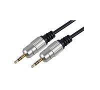 Mr. Gadget's Solutions Stereo Jack Audio Cable M/M Oxygen Free Copper Cores Gold TRS Professional For Headphone/MP3/Car/Phone - 5 Meters
