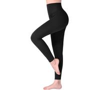Mr.Gadget's Solutions Thermal Leggings Women Fleece Lined 2XL - High Waisted Warm Yoga Pants for Winter 4.9 TOG Rating Extra Thick Yarn Brushed Inner Trousers Black
