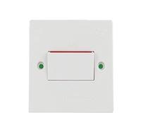 Mr Gadget's Solutions Three Pole White Fan Mains Wall Switch