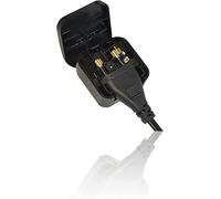 Mr. Gadget's Solutions UNI-101 Euro Transformer to UK Converter. 2 Pin European Power Supply to UK Plug. European to UK Adapter in Black. Mains Socket Adapter 5A