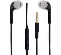 Mr.Gadget's Solutions® Universal 3.5mm Wired Earphone Headsets with Microphone Compatible With Samsung Galaxy and Other Android Phones, In ear Earphones - Black