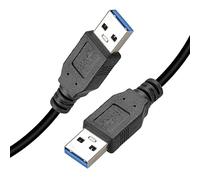 Mr. Gadget's Solutions USB 3.0 Cable, USB A Male to Male Cable Double End USB Cord, USB to USB Cable Compatible with Hard Drive Enclosures, DVD Player, Laptop Cooler