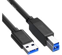 Mr.Gadget's Solutions USB 3.0 Printer Cable, A to B Male Cord Compatible With Docking Station, External Hard Drivers, Scanner, Monitor, Hub and More