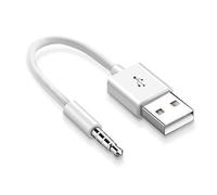 Mr.Gadget's Solutions USB Date Cable Compatible With iPod Shuffle Charger Cable, 3.5mm Jack/Plug to USB Power Charger Sync Data Transfer Cable for iPod Shuffle 3rd 4th 5th /6/7 Gen MP3