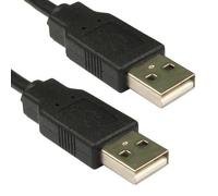 Mr.Gadget's Solutions USB to USB Data Cable - Type A Male to Male, 1M Black - High-Speed USB 2.0 Connection for Data Transfer, Charging, and Device Syncing