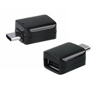 Mr. Gadget's Solutions® USB TYPE-C OTG Adapter USB Data Transfer Flash Drive Connector for Smartphone, Tablet, Laptop Compatible With Galaxy A20e A30 A40 A50 A51 A52 A70 etc. - Black