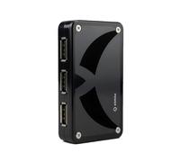 Mr.Gadget's Solutions VGA 4-Port USB 2.0 Hi-Speed Mini Hub, Compact Expansion Splitter Compatible for PS3 (Black) (3)