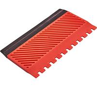 Mr. Gadget's Solutions® Wall Tile Adhesive Hand Tool Applicator Comb Flexible Rubber Grout Squeegee Spreader Blade - 4mm teeth