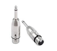 Mr. Gadget's Solutions XLR Female to 1/4 Male Adapter, XLR Jack to 6.35mm Mono TS Plug Connector
