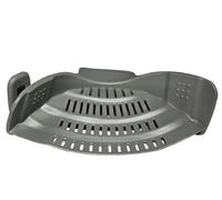 Mr. Gadget's Solutons Silicone Snap Strainer - The Ultimate Clip-On Kitchen Helper! Dishwasher Safe, Multi-Purpose Strainer & Drainer for Pasta, Veggies, Pots, Pans, and Bowls - Effortless Cleaning