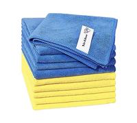 Mr.Gloss Microfiber Cleaning Cloth, All-Purpose Microfiber Towels, Streak Free Cleaning Rags, Size 40 x 40 cm, Pack of 10, Mix Colour