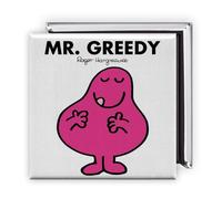 Mr. Greedy Magnet - 2x2 Inch Glossy Rectangular Fridge Magnet | Official Mr Men Gift | Proudly Made in the UK | Fun Home or Office Accessory with Branded Packaging