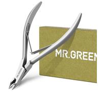 MR.Green Cuticle Nippers Nail Manicure Scissors Cuticle Clippers Trimmer Dead Skin Remover Stainless Steel Cutters Beauty Tool with Pusher (Mr-1028)