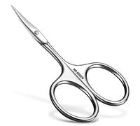 MR.GREEN Eyebrow Scissors Curved Blade Cuticle Facial Hair Scissors Professional Stainless Steel Manicure Trimmer Hair Remover (Mr-2001)