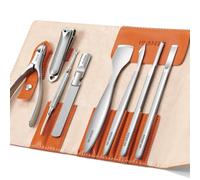 MR.GREEN Pedicure Knife Set Professional Ingrown Toenail Clippers Foot Care Tools Stainless Steel Nail Cuticle Nippers Remover Kits (8Pcs Set)