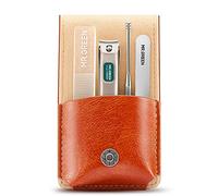 MR.GREEN Portable Manicure Sets Pedicure kits Stainless Steel Nail Clippers Tool Travel Grooming Case Nail Scissors Gift Box (3Pcs Set Model 2)