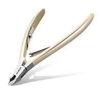 MR.GREEN Stainless Steel Cuticle Scissors Nail Care Tools Sharp Cuticle Trimmer for Women, Men & Elderly Manicure & Pedicure Tool (Nickel Pearl)