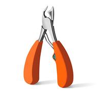 MR.GREEN Toenail Clipper Stainless Steel Ingrown Nail Cutter Good at Cutting Thick and Hard Nails Pedicure Tools (Orange)