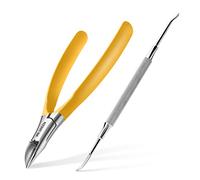 MR.GREEN Toenail Clippers Stainless Steel Ingrown Nail Cutter Thick and Hard Nails Pedicure Manicure Tools (Orange+Nail Remover)
