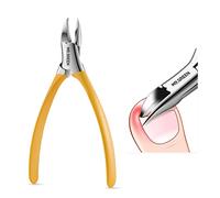 MR.GREEN Toenail Clippers Stainless Steel Ingrown Nail Cutter Thick and Hard Nails Pedicure Manicure Tools (Orange)