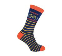 Mr Heron 1 Pack Mens Wheely Awesome Dad Bamboo Socks