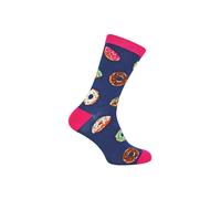 Mr Heron Men's 1 Pack Novelty Patterned Bamboo Socks in Dark Navy | Size: 6-11 Mr Heron Dark Navy 6-11
