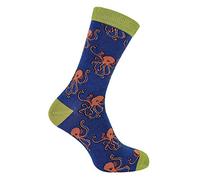 Mr Heron - Mens Animal Patterned Design Soft Bamboo Novelty Socks (6-11, Octopus)