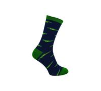 Mr Heron Men's Animal Patterned Soft Breathable Bamboo Novelty Socks in Dark Indigo | Size: 6-11 Mr Heron Dark Indigo 6-11