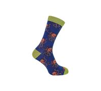 Mr Heron Men's Animal Patterned Soft Breathable Bamboo Novelty Socks in Navy | Size: 6-11 Mr Heron Navy 6-11