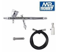 Mr Hobby 0.2mm Mr Procon Boy Double Action Platinum Airbrush # PS270