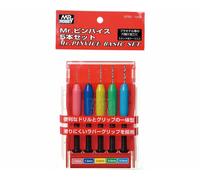 Mr.Hobby/Gunze GT50 Mr.Pinvice Basic Set (1/1.5/2.0/2.5/3.0mm) modeling