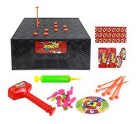 MR.HOKWY Blasting Balloon Box Game - Balloon Burst Box Game, Pop The Balloon Game, Wack a Balloon Game Board Games, Fun Party Game, Class Activities, Birthday Party