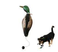 MR.HOKWY Dog Training Duck Dummy- EVA Material Trainer with Throwing Toggle, Dog Retrieval Training Toys Bird Dummy Mallard Mimics Duck Bumper Toy for Puppies or Adult Hunting Dogs