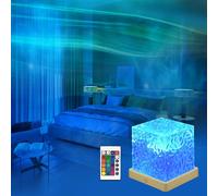 MR.HOKWY Northern Lights Cube Galaxy Projector - Sensory Night Lights for Bedroom, 16 Colors Led Galaxy Aurora Lava Ocean Space Star Lamp, Gift for Adults Kids Lights for Room Decor