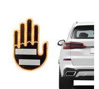 MR.HOKWY Remote Control Car Finger LED Light - Interior Gesture Light, Middle Finger Sign, Hand Road Rage Signs, Interesting Accessories