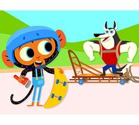 Mr. Husky Misses Pulling His Sled in the Winter