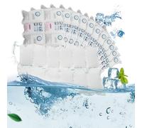 MR.ICE 12cell12pcs White Plastic Ice Packs for Coolers, Shipping, Freezing Food, Cool Box, 12 Sheets