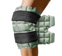 MR.ICE Ice Packs for Sport Injuries, Knee Ice Pack Wrap with Straps, Reusable Ice Pack for Knee Pain Relief, Hot and Cold Gel Pack Compress for Swelling, Arthritis, Surgery, Green, 1pack