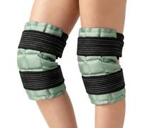 MR.ICE Ice Packs for Sport Injuries, Knee Ice Pack Wrap with Straps, Reusable Ice Pack for Knee Pain Relief, Hot and Cold Gel Pack Compress for Swelling, Arthritis, Surgery, Green, 2pack
