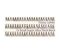 MR Individual Classy Lashes Set - 10mm Faux Mink Eyelashes - Natural, Voluminous, and Fluffy Lashes for Customizable Looks - Lightweight & Comfortable for Day-to-Night Glam Small - 6101