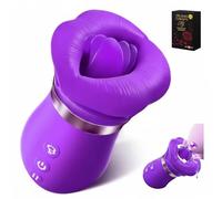 Mr. James™ 5-in-1 Smart Pleasure Device - APP-Controlled Kiss Vibrator with Licking, Vibration & Suction - Ergonomic Design for External Intimate Massage - Rechargeable & Waterproof