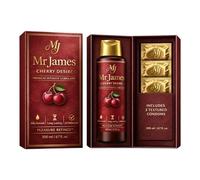 Mr James Concepts Luxury Intimate Lubricant 250ml - Pleasure Refined™ | Silky Smooth, Long-Lasting, pH Balanced | Premium Intimate Care (Cherry Desire)