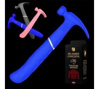 Mr. James™ Hammer Vibrator - Refined Pleasure Collection | Viral Social Media Design | 21 Functions | Waterproof, USB Rechargeable Silicone Massager for Women (Midnight Sapphire)