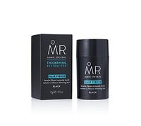 MR Jamie Stevens Hair Fibres for Black Hair, Hair Building Fibre with Keratin, Conceals Thinning and Balding Hair, 15 ml